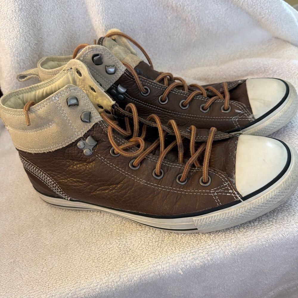 Converse Chuck Taylor All Star Hiker Hi Leather Men’s Size 10 Pinecone Brown